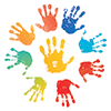 logo main enfant peinture
