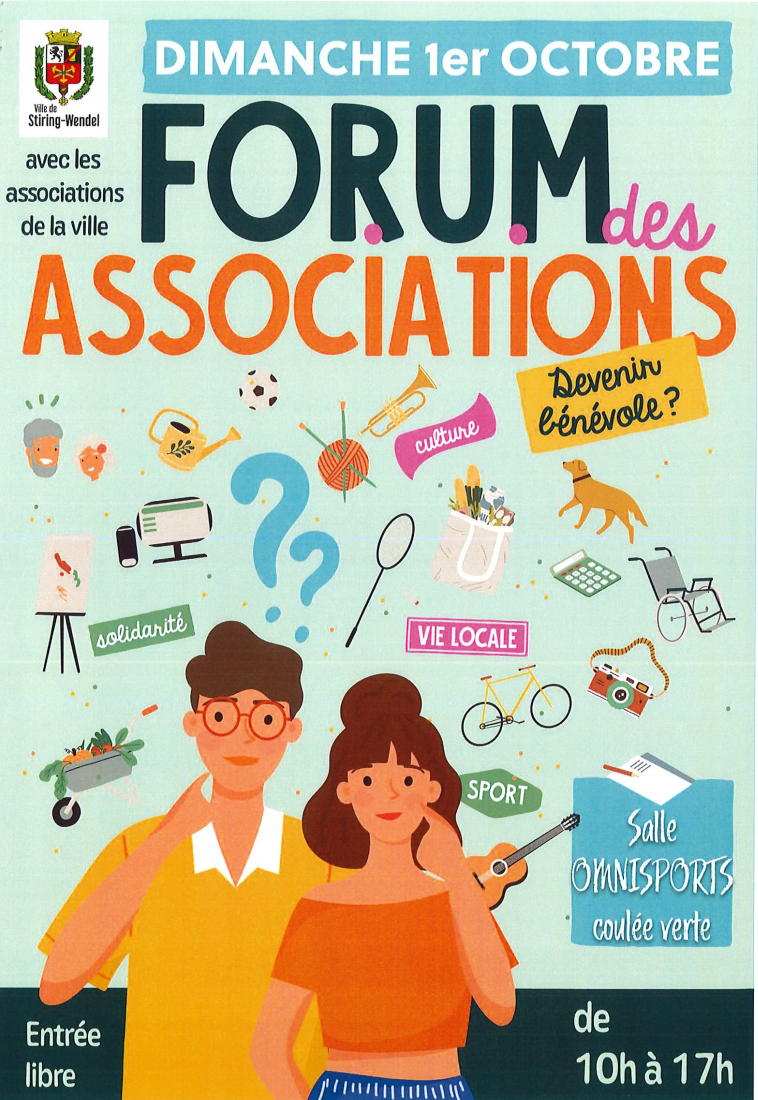 affiche forum des associations